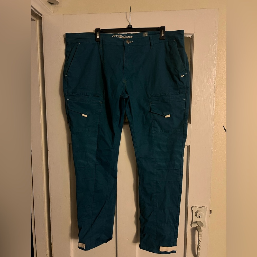 Men's Teal Cargo Pants